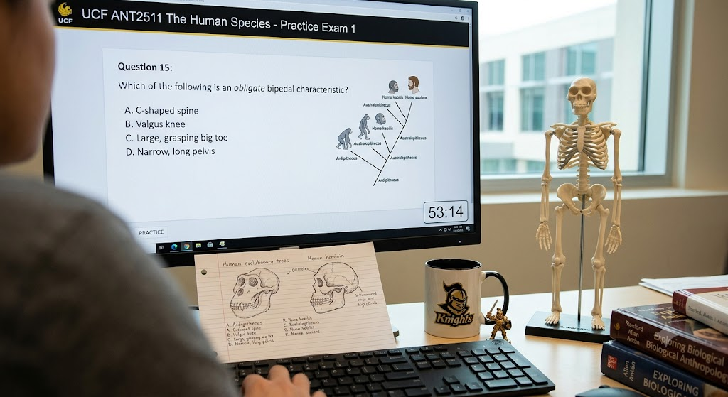 University of Central Florida (UCF) ANT2511 The Human Species Practice Exam 1 Banner