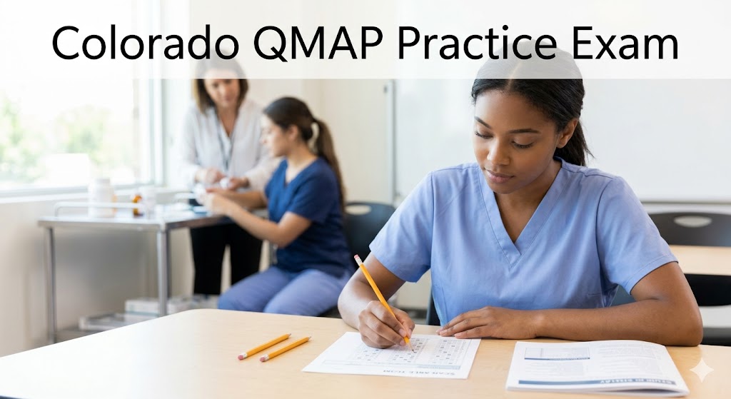Colorado QMAP Practice Exam Banner
