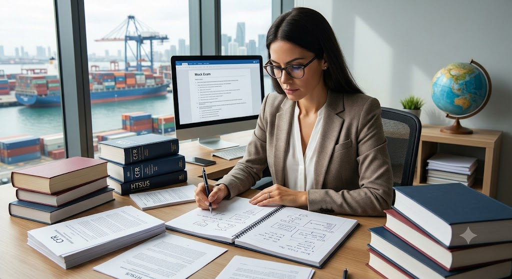 Customs Trade Practice Test & Exam Prep Banner