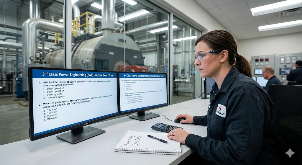 3rd Class Power Engineering (3A1) Practice Exam Prep Banner
