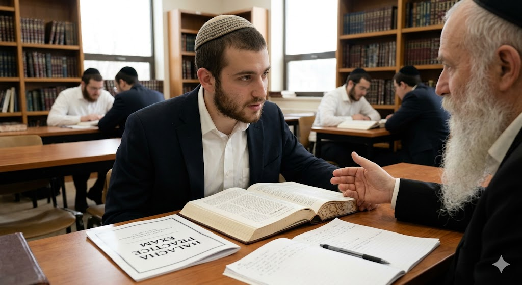 Halacha Practice Test Banner