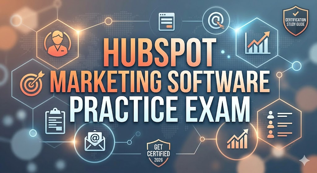 HubSpot Marketing Software Practice Test Banner