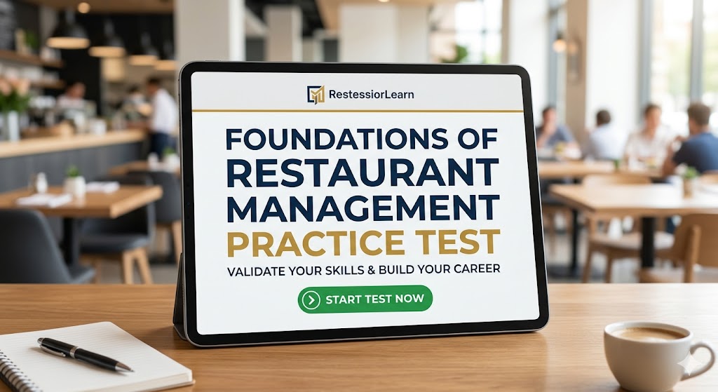 Foundations of Restaurant Management Practice Exam Banner