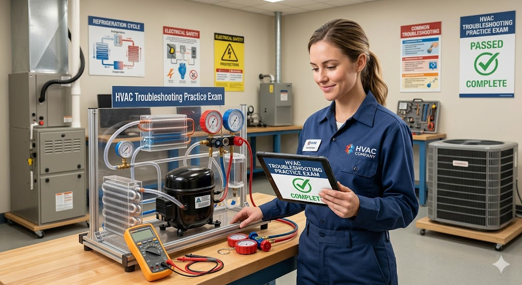 HVAC Troubleshooting Practice Test Banner