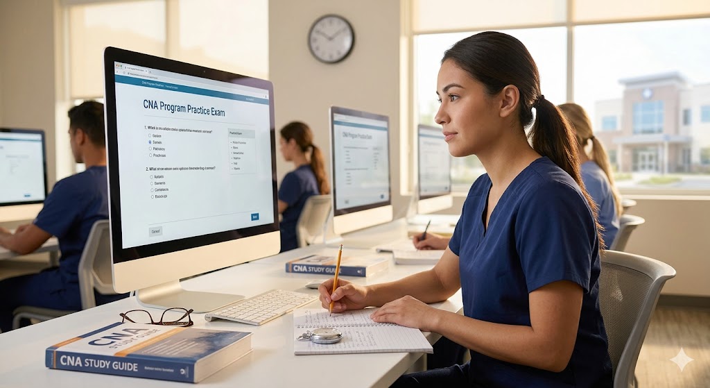 CNA Program Practice Exam Banner