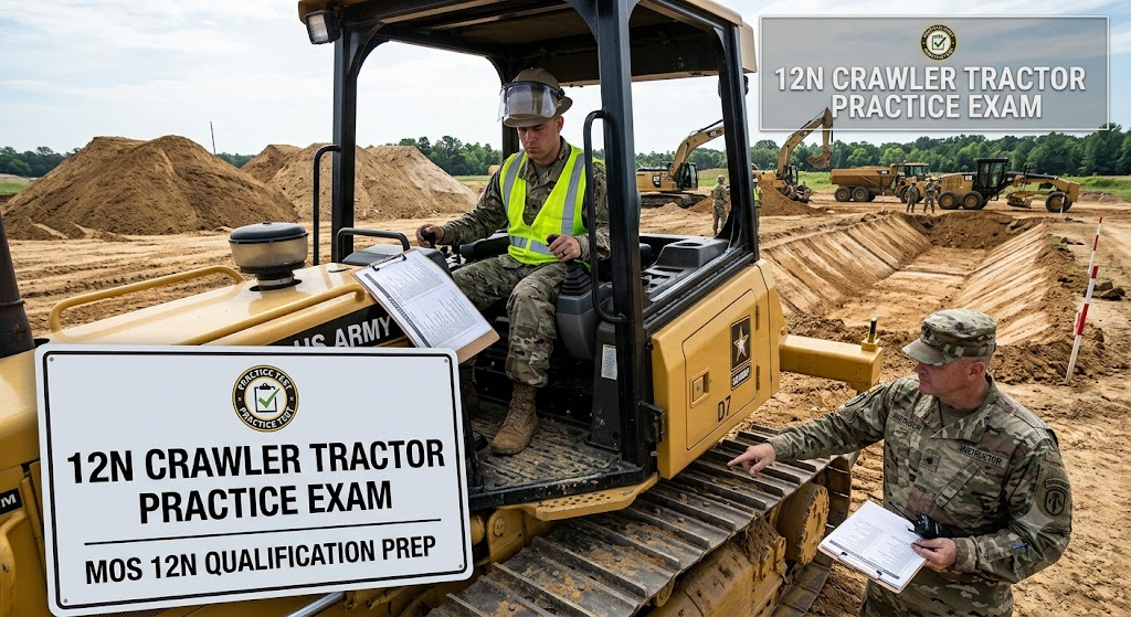 12N Crawler Tractor Practice Test Banner