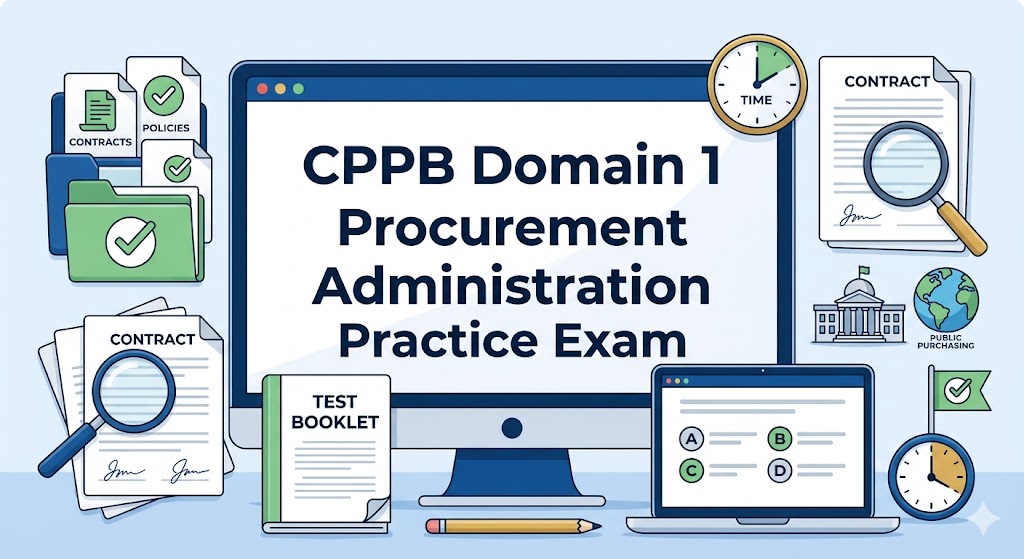 CPPB Domain 1 Procurement Administration Practice Test Banner