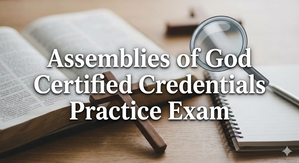 Certified Credentials Assemblies of God Practice Exam Banner