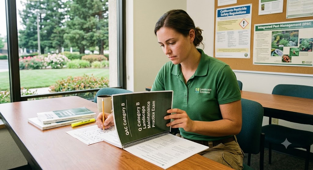 QAC Category B Landscape Maintenance Practice Exam Banner