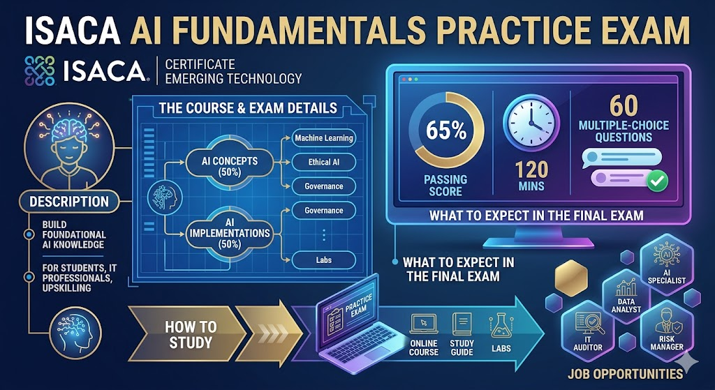 ISACA AI Fundamentals Practice Test Banner