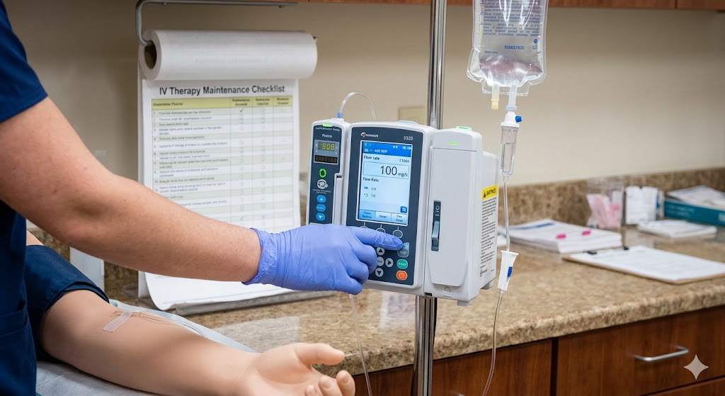 Maintenance of IV Fluid Therapy Practice Test Banner