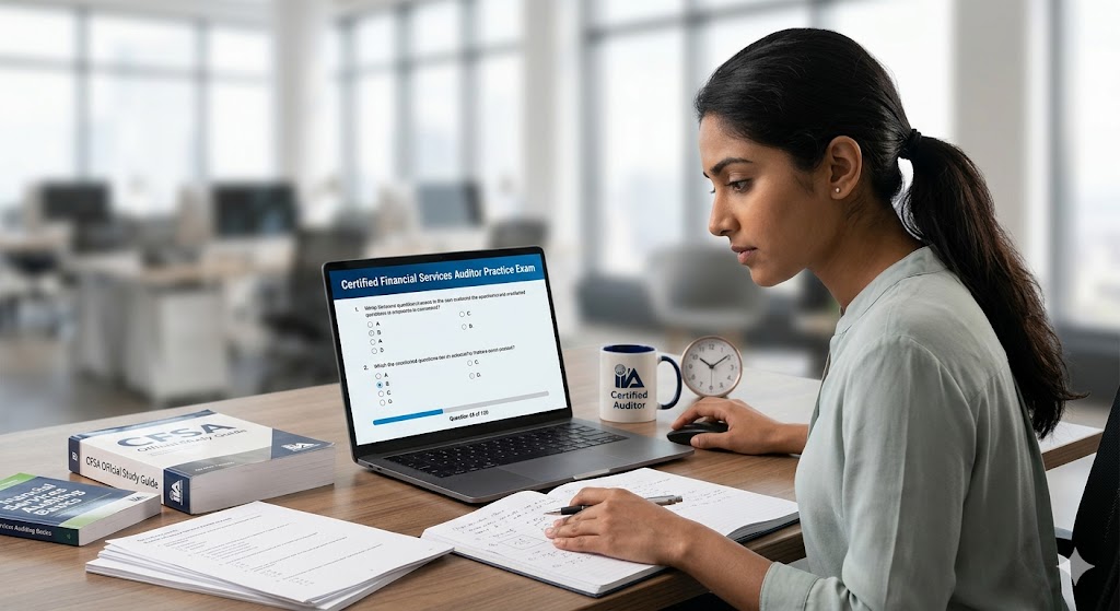 Certified Financial Services Auditor Practice Exam Banner