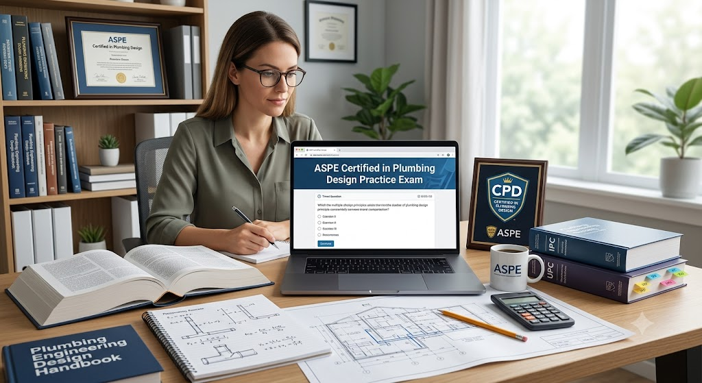 ASPE Certified in Plumbing Design (CPD) Practice Exam Banner