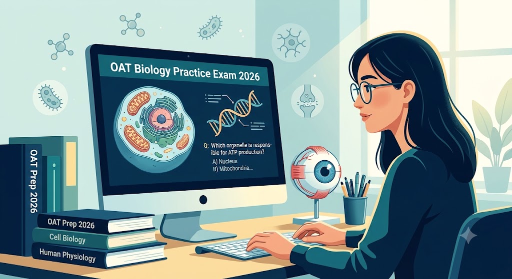 OAT Biology Practice Test 2026 [With Explanation] Untimed Banner