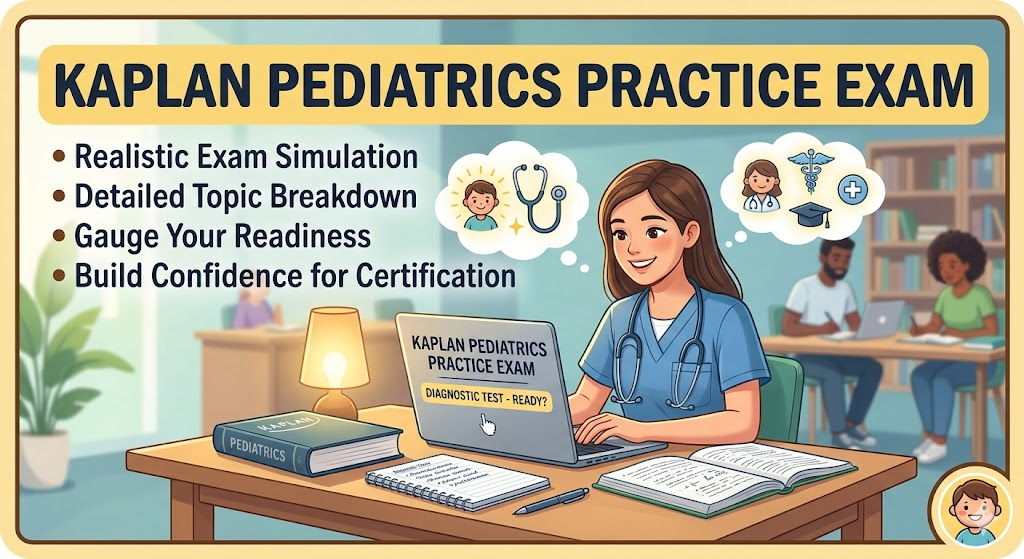 Kaplan Pediatrics Practice Test Banner