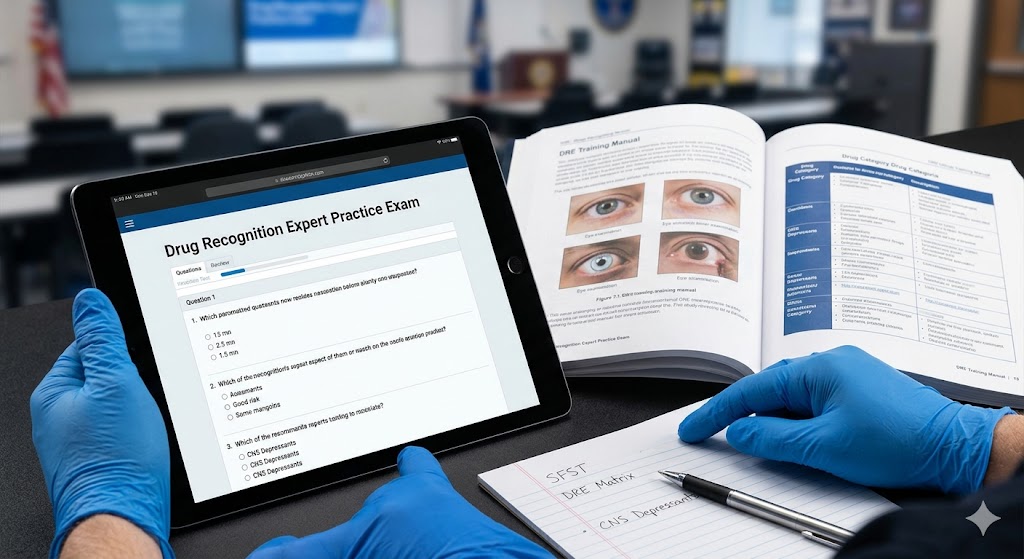 Drug Recognition Expert Practice Exam Banner