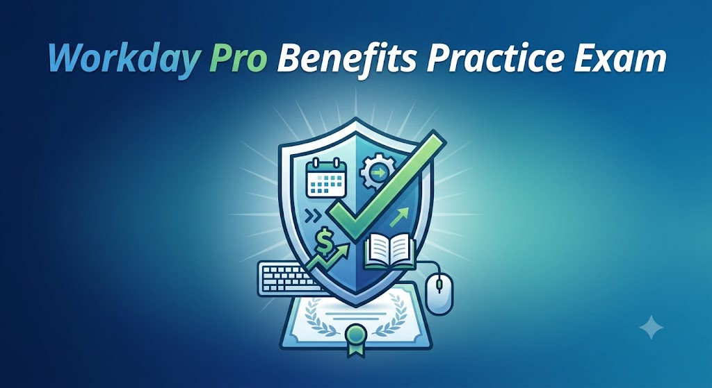 Workday Pro Benefits Certification Practice Test Banner