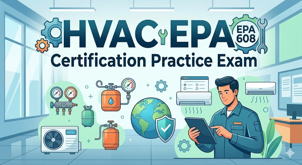 HVAC - EPA Certification Practice Exam Banner