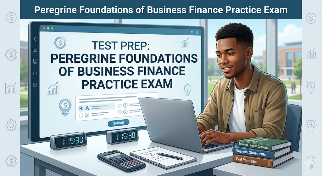 Peregrine Foundations of Business Finance Practice Test Banner
