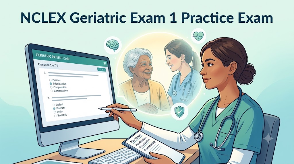 NCLEX Geriatric Exam 1 Practice Banner