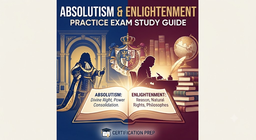 Absolutism and Enlightenment Practice Test Banner