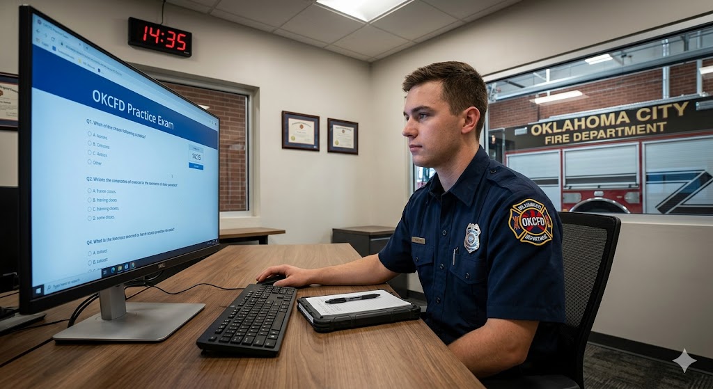 Oklahoma City Fire Department Policies and Procedures Practice Test Banner
