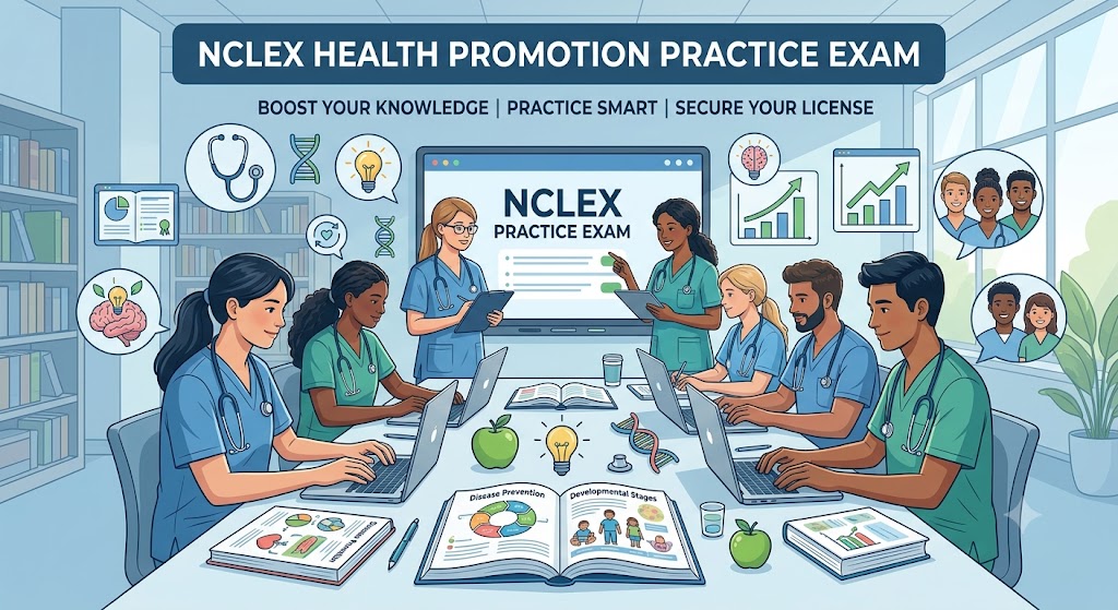 NCLEX Health Promotion and Maintenance Questions Answers Banner