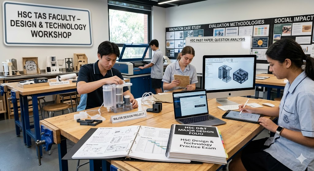 HSC Design & Technology Practice Exam Banner