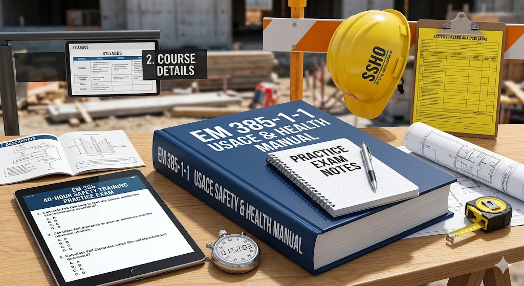 EM 385 40‑Hour Safety Training Practice Exam Banner