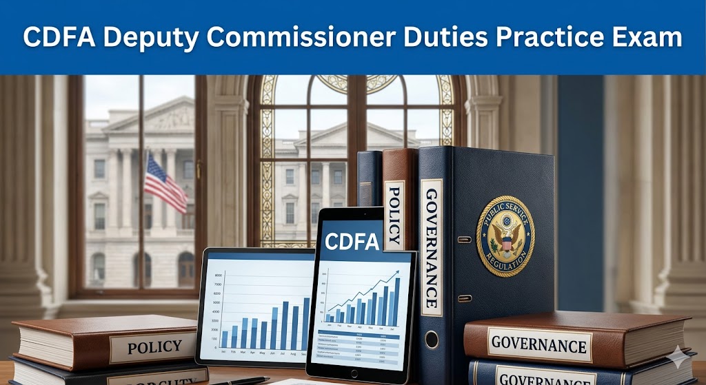 CDFA Deputy Commissioner Duties Practice Exam Banner