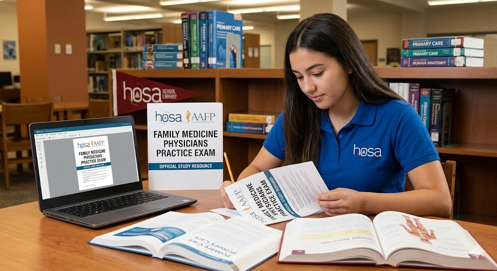 HOSA AAFP Family Medicine Physicians Practice Test Banner