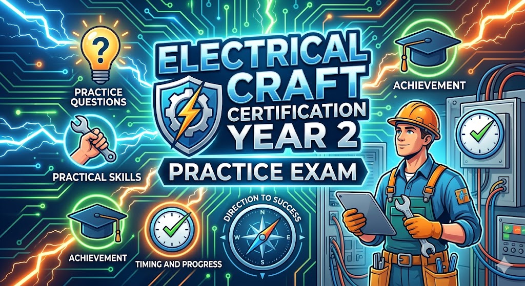 Electrical Craft Certification Year 2 Practice Test Banner