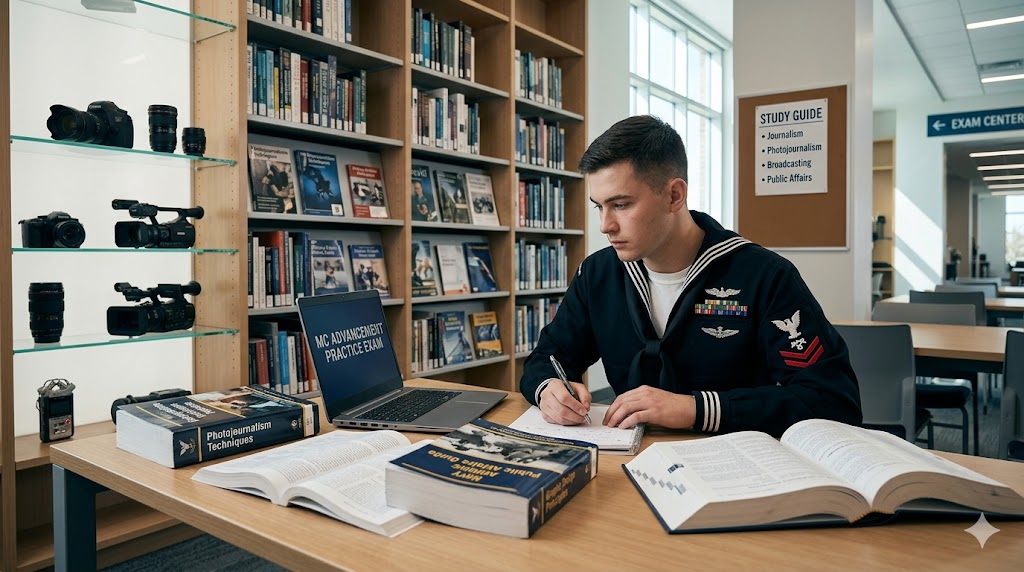 Mass Communication Specialist (MC) Advancement Practice Exam Banner