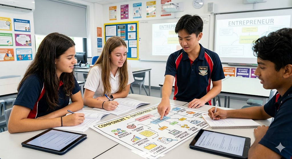 BTEC Enterprise Component 1 Practice Test Banner