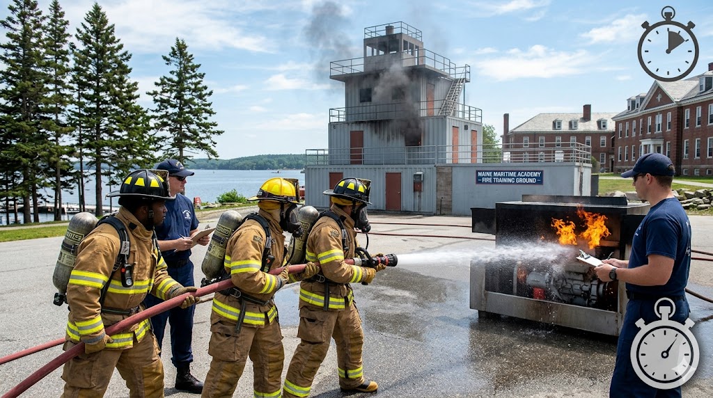 Maine Maritime USCG Firefighting Practice Test Banner
