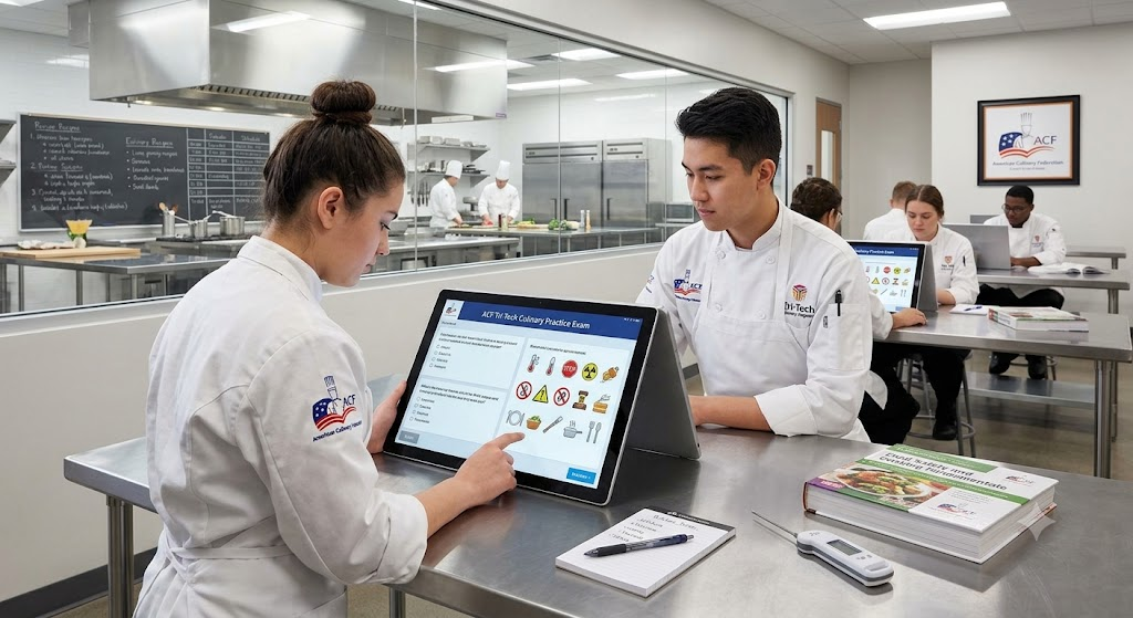ACF Tri-Tech Culinary Practice Test Banner