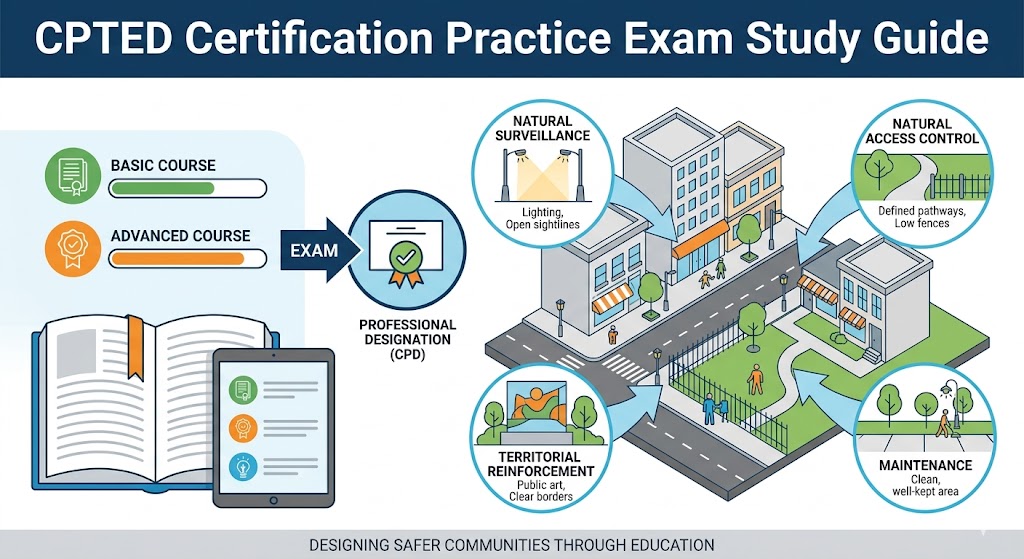 Crime Prevention Through Environmental Design (CPTED) Practice Exam Banner