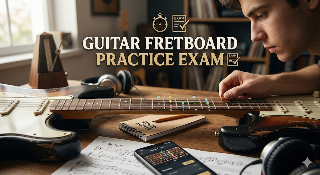 Guitar Fretboard Practice Test Banner