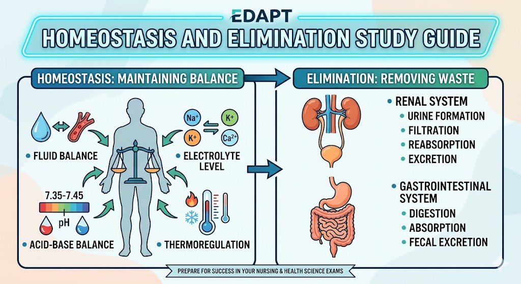 EDAPT Homeostasis and Elimination Practice Test Banner