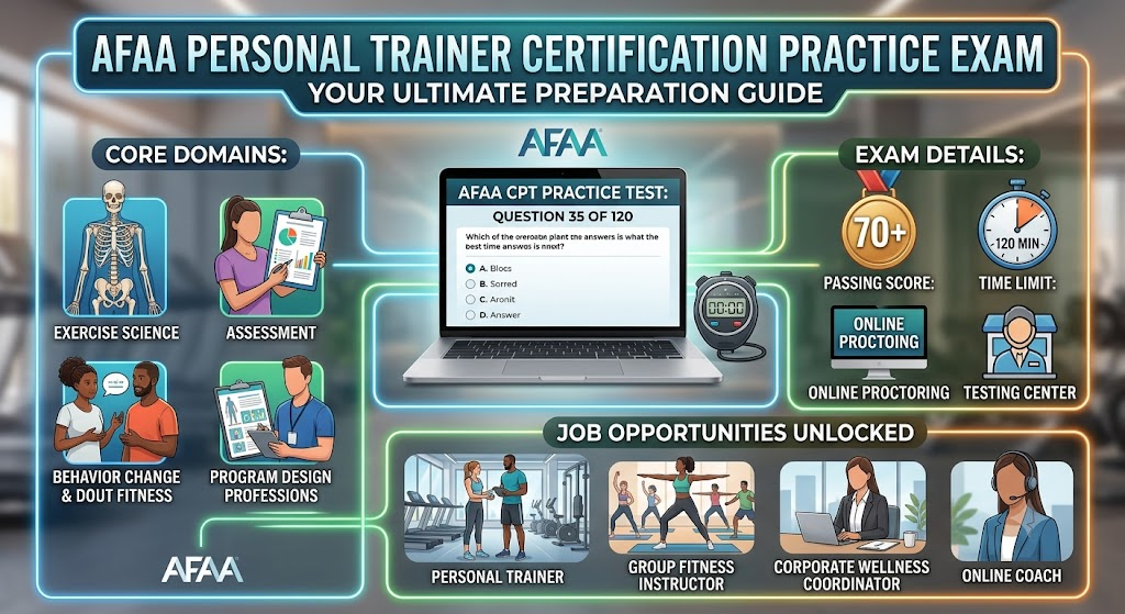 AFAA Personal Trainer Certification Practice Exam Banner