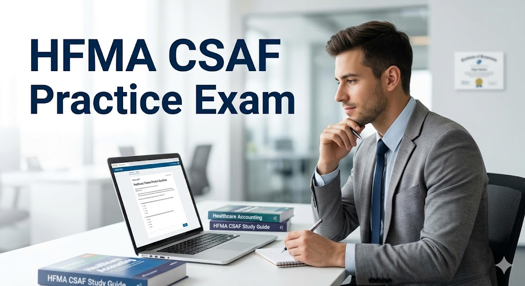 HFMA Certified Specialist Accounting and Finance (CSAF) Practice Test Banner