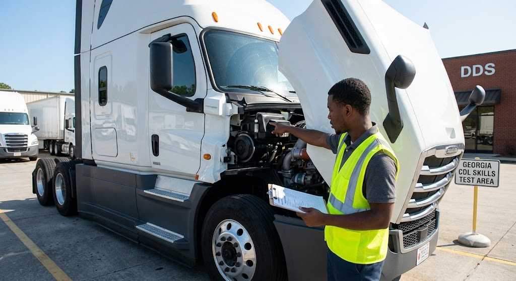 Georgia CDL Pre-Trip Practice Test Banner