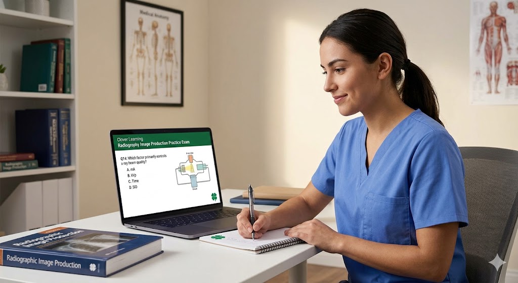 Clover Learning Radiography Image Production Practice Test Banner