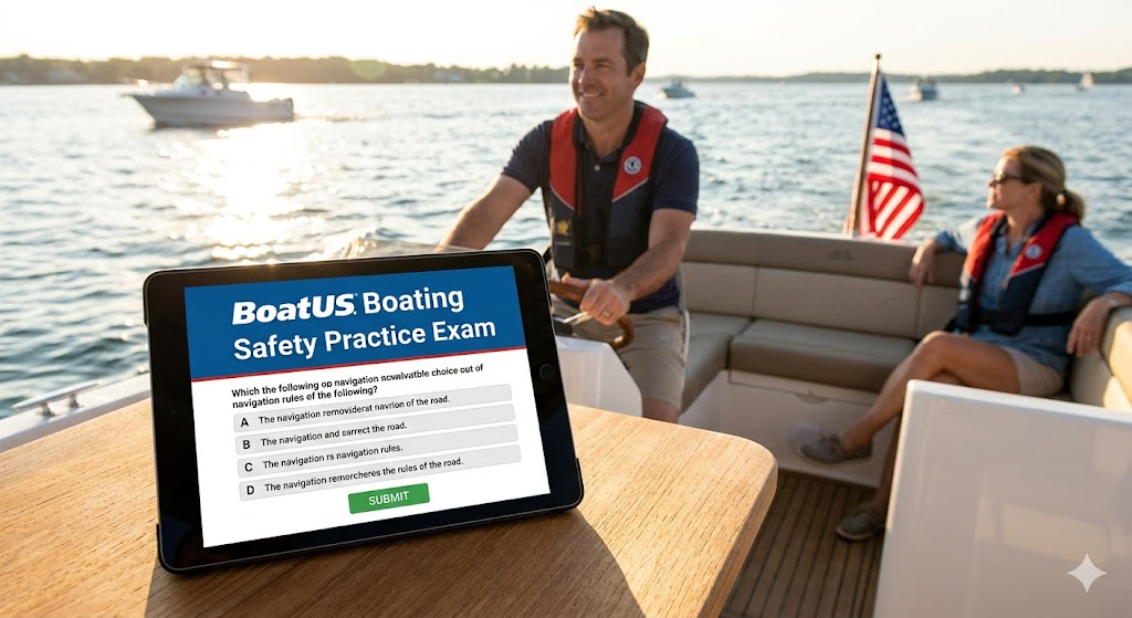 BoatUS Foundation's – Online Boating Safety Course Practice Test Banner