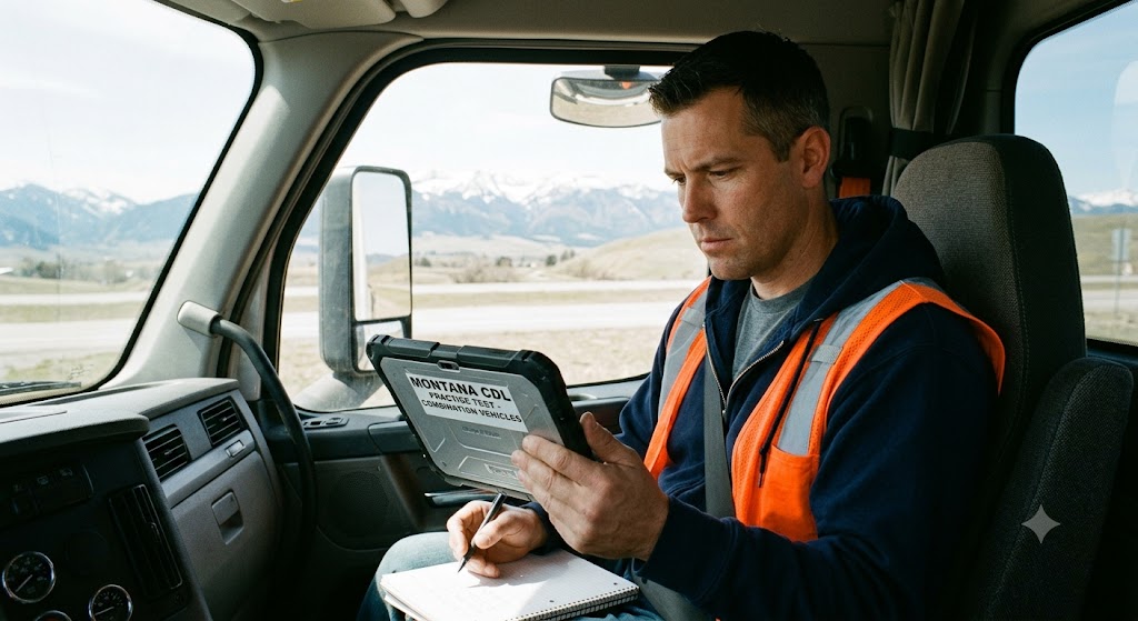 Montana CDL Combination Practice Test Banner