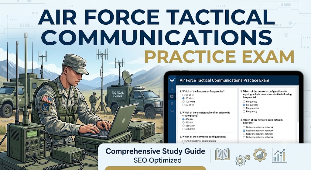 Air Force Tactical Communications Practice Exam Banner