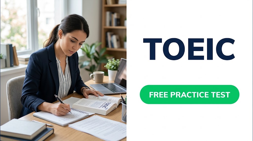TOEIC Practice Test & Exam Prep Banner