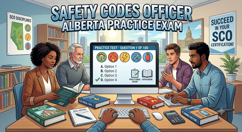 Safety Codes Officer Alberta Practice Test & Exam Prep Banner