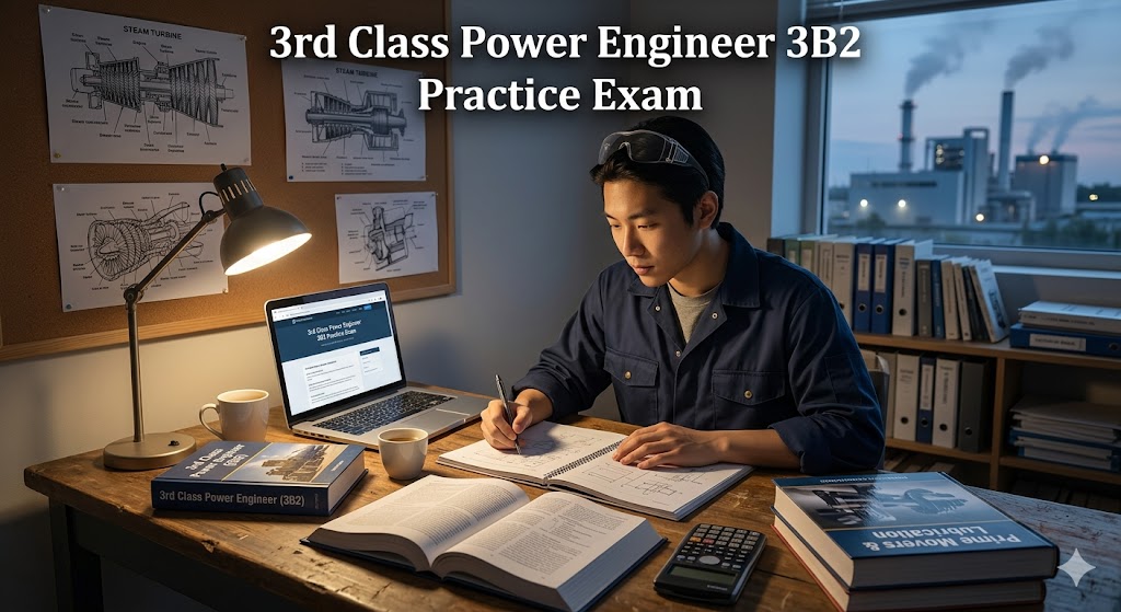 3rd Class Power Engineer 3B2 Practice Exam Banner