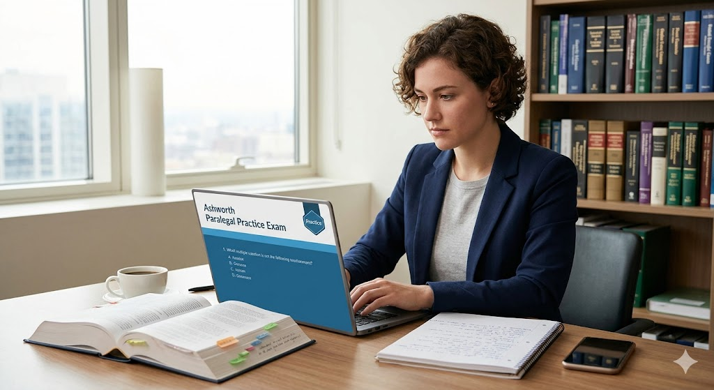 Ashworth Paralegal Practice Exam Banner